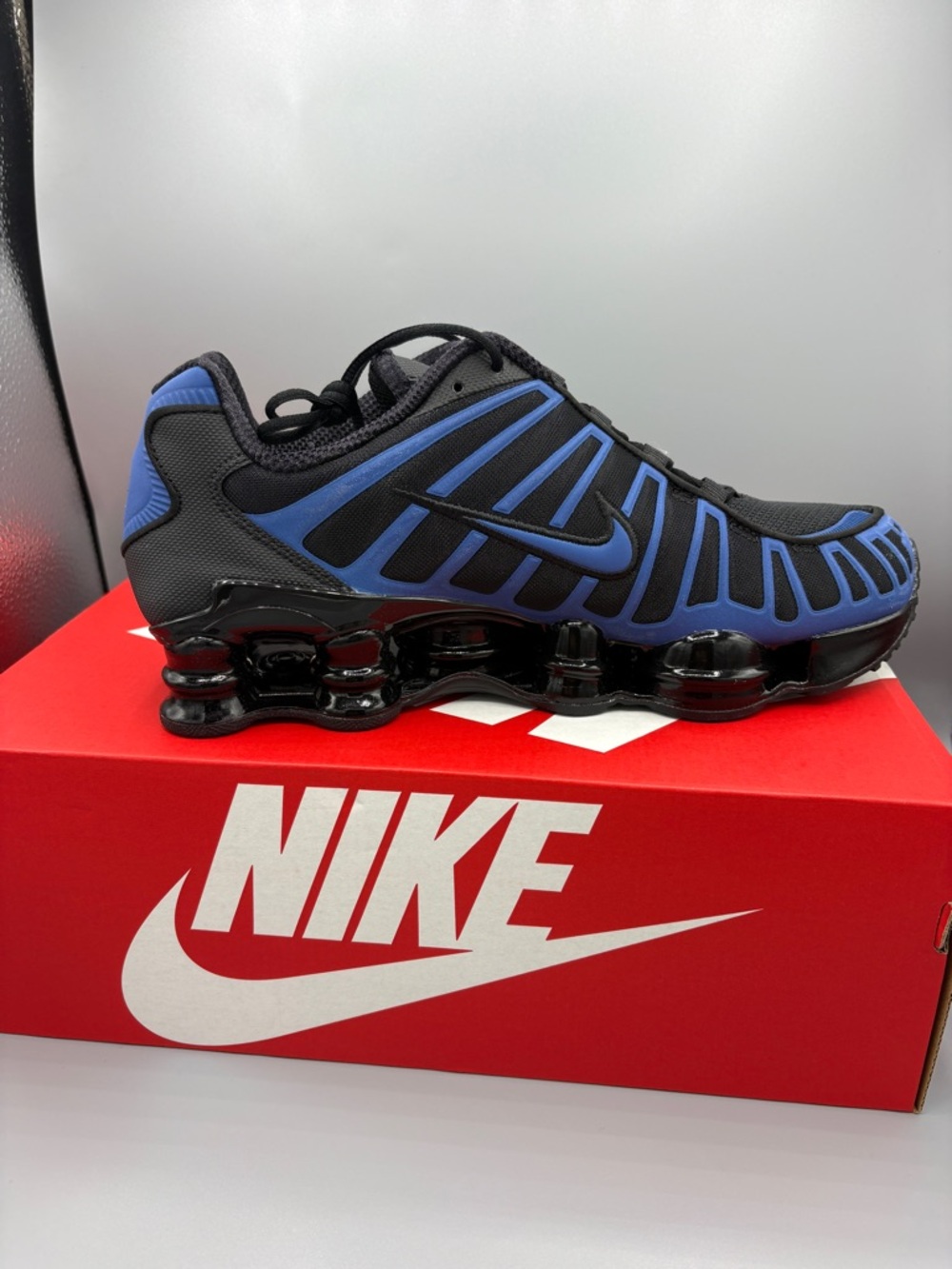 Nike Shox TL Black Court Blue IH1338 002 Mens Size NEW Fashion Sneakers - Picture 4 of 6